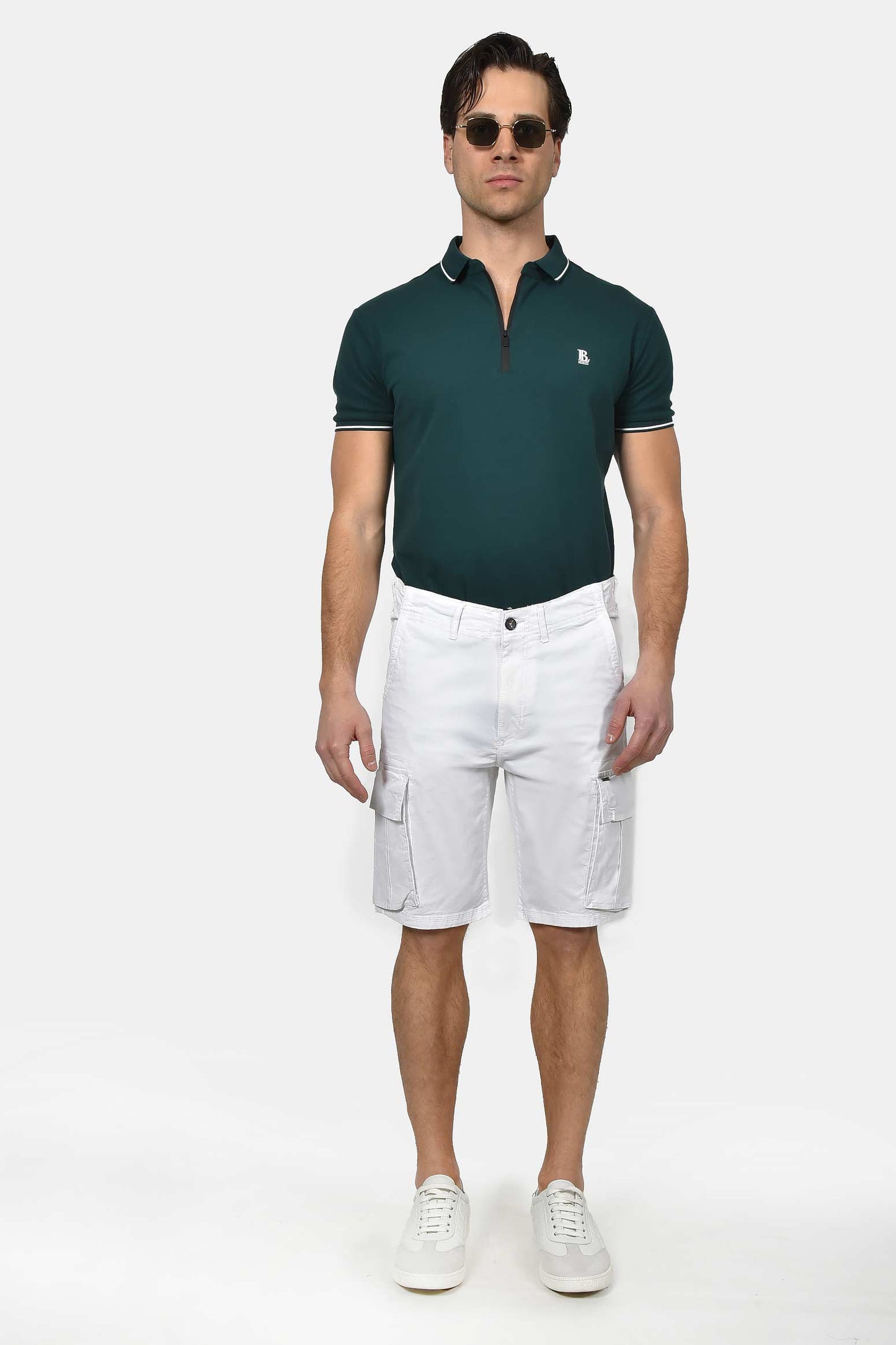 ανδρική-cargo-βερμούδα-slim-fit-με-πλαϊνές-τσέπες-&-ελαστική-άνεση-κινήσεων