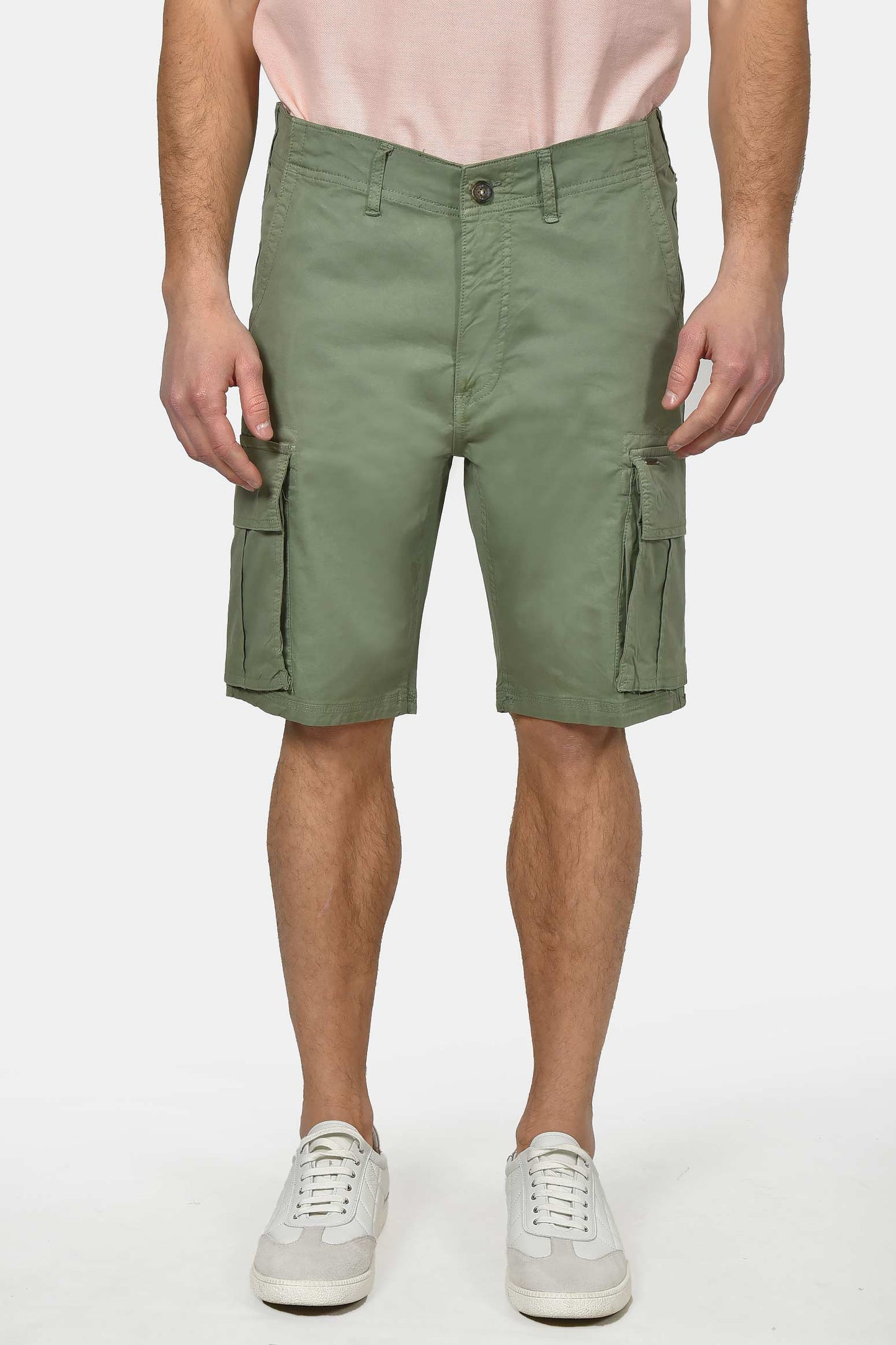 ανδρική-cargo-βερμούδα-slim-fit-με-πλαϊνές-τσέπες-&-ελαστική-άνεση-κινήσεων