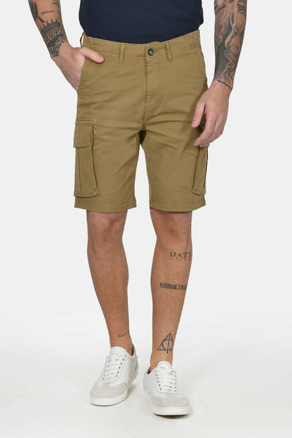 ανδρική-cargo-βερμούδα-slim-fit-με-πλαϊνές-τσέπες-&-ελαστική-άνεση-κινήσεων