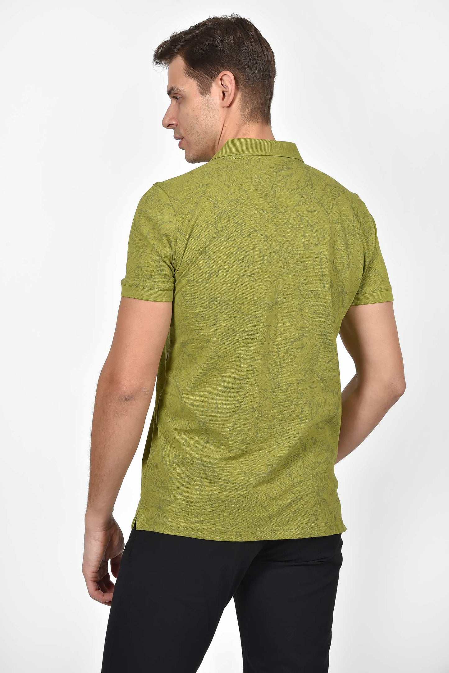 ανδρική-μπλούζα-polo-με-σχέδιο-μεγάλα-φύλλα