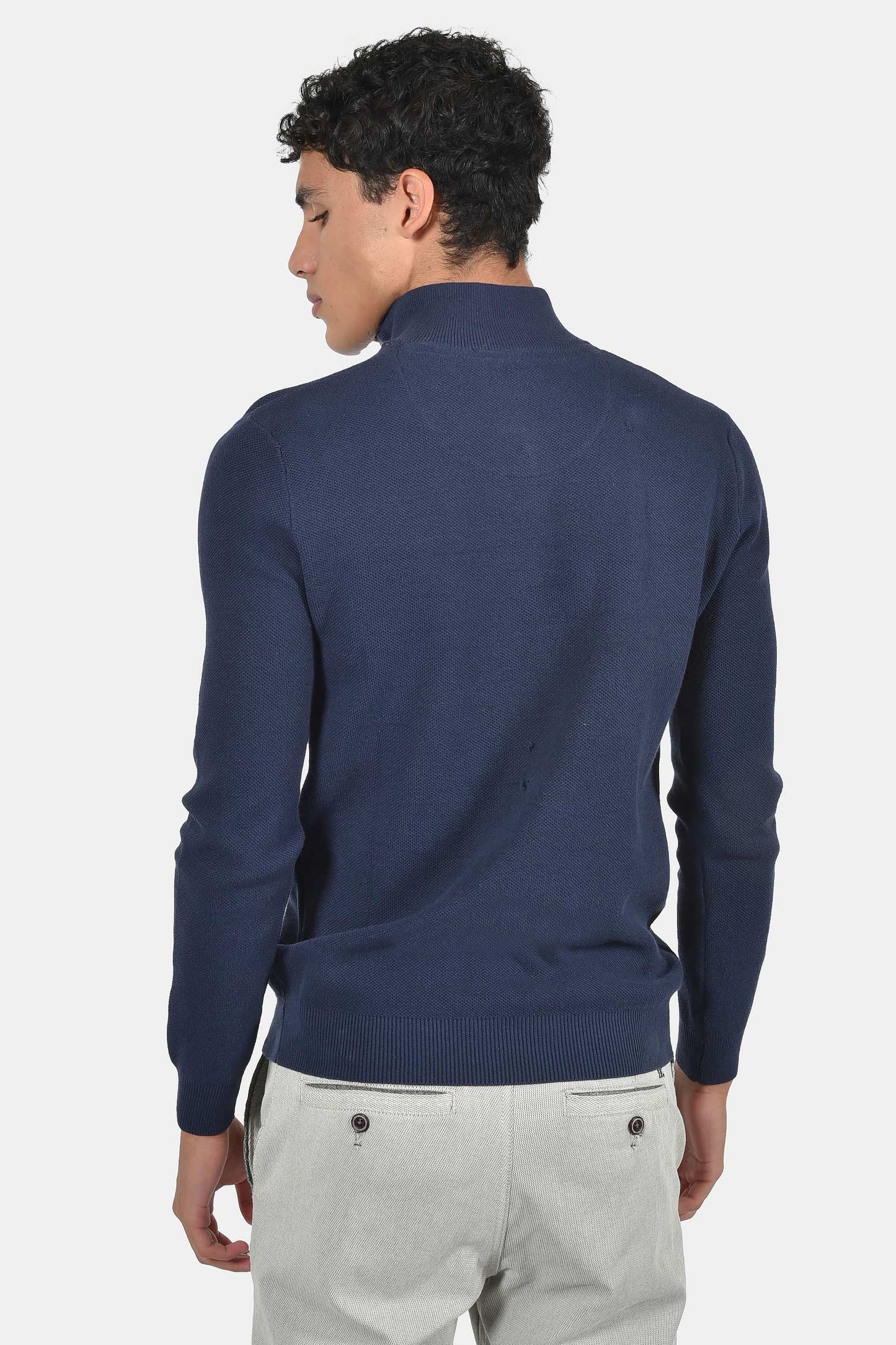 ανδρικό-πλεκτό-half-zip-πουλόβερ-normal-fit