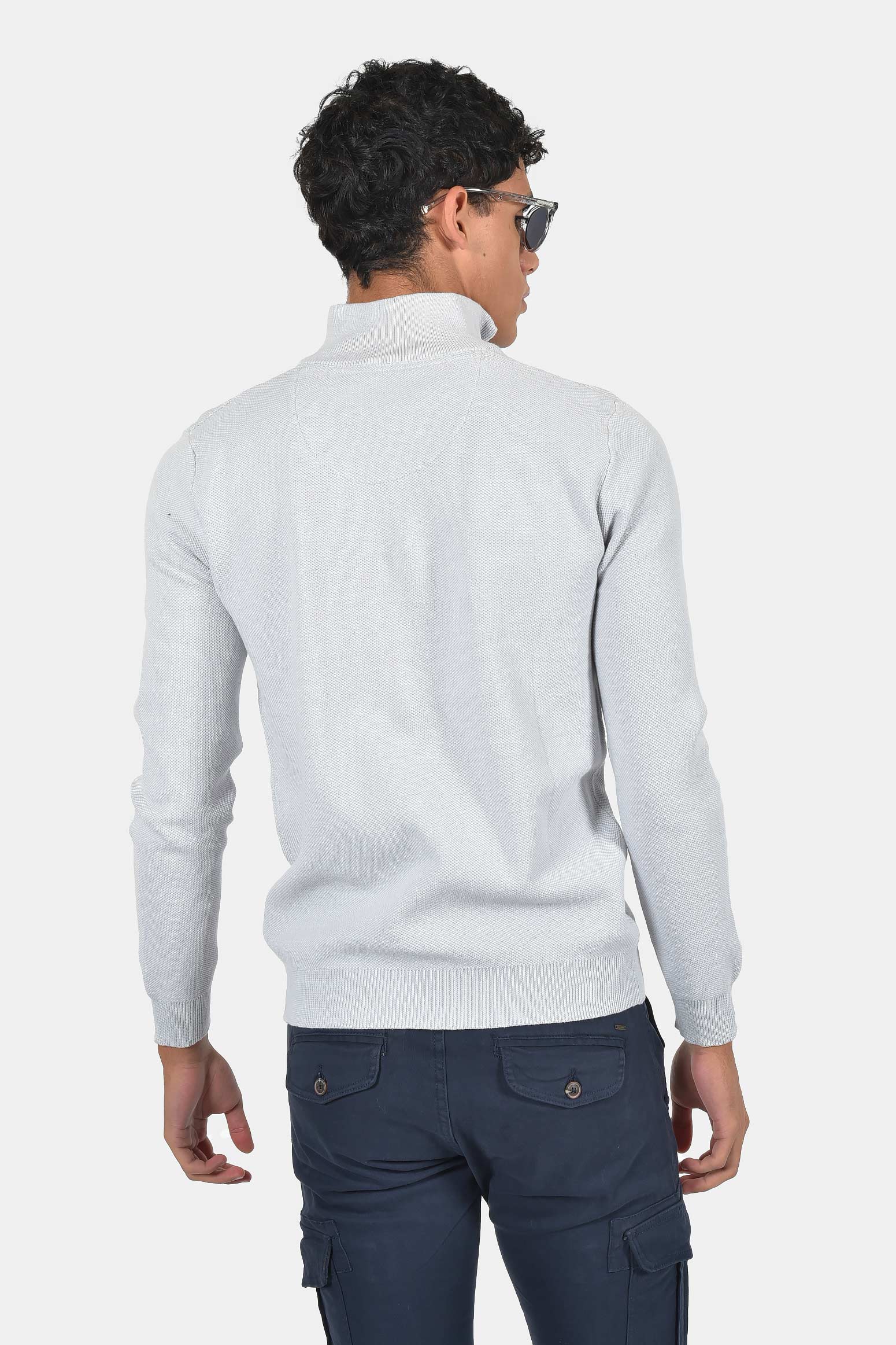 ανδρικό-πλεκτό-half-zip-πουλόβερ-normal-fit