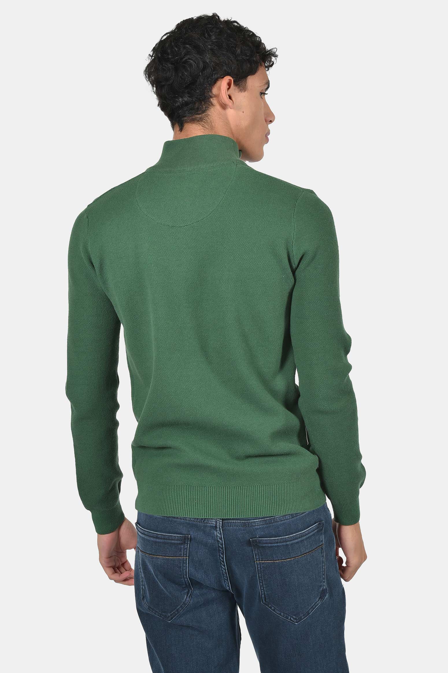 ανδρικό-πλεκτό-half-zip-πουλόβερ-normal-fit