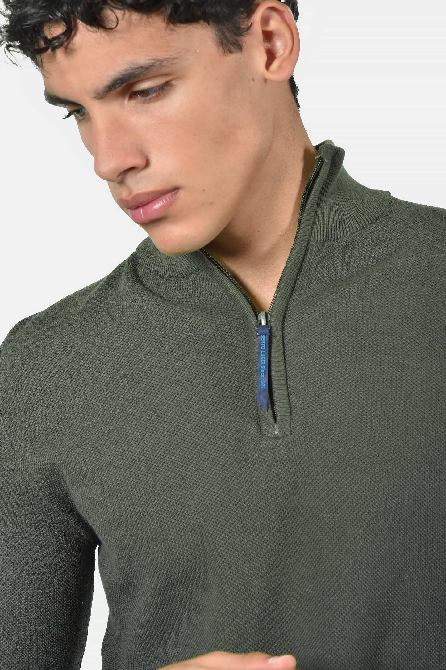 ανδρικό-πλεκτό-half-zip-πουλόβερ-normal-fit