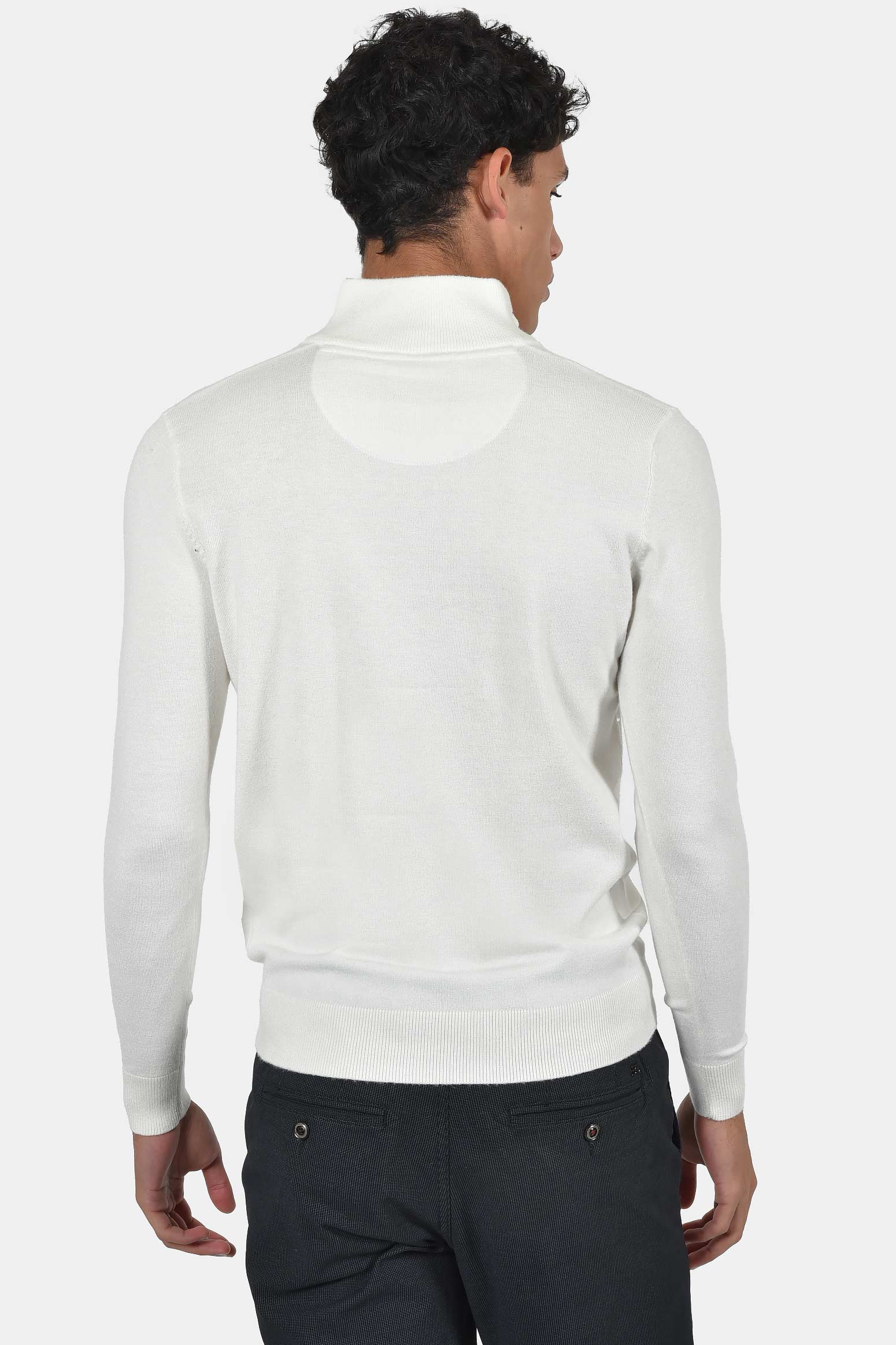 ανδρικό-half-zip-πλεκτό-πουλόβερ-normal-fit