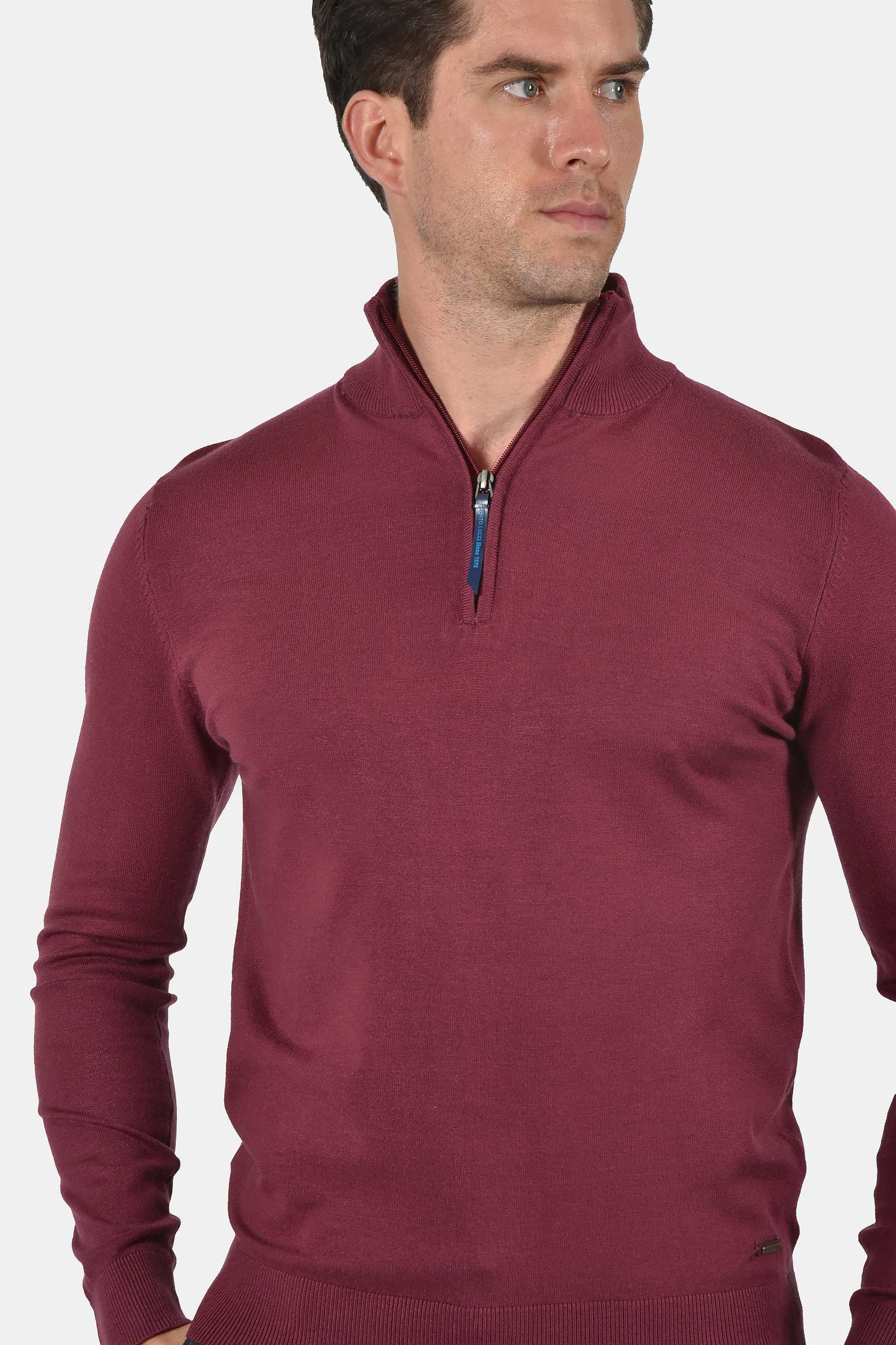 ανδρικό-half-zip-πλεκτό-πουλόβερ-normal-fit