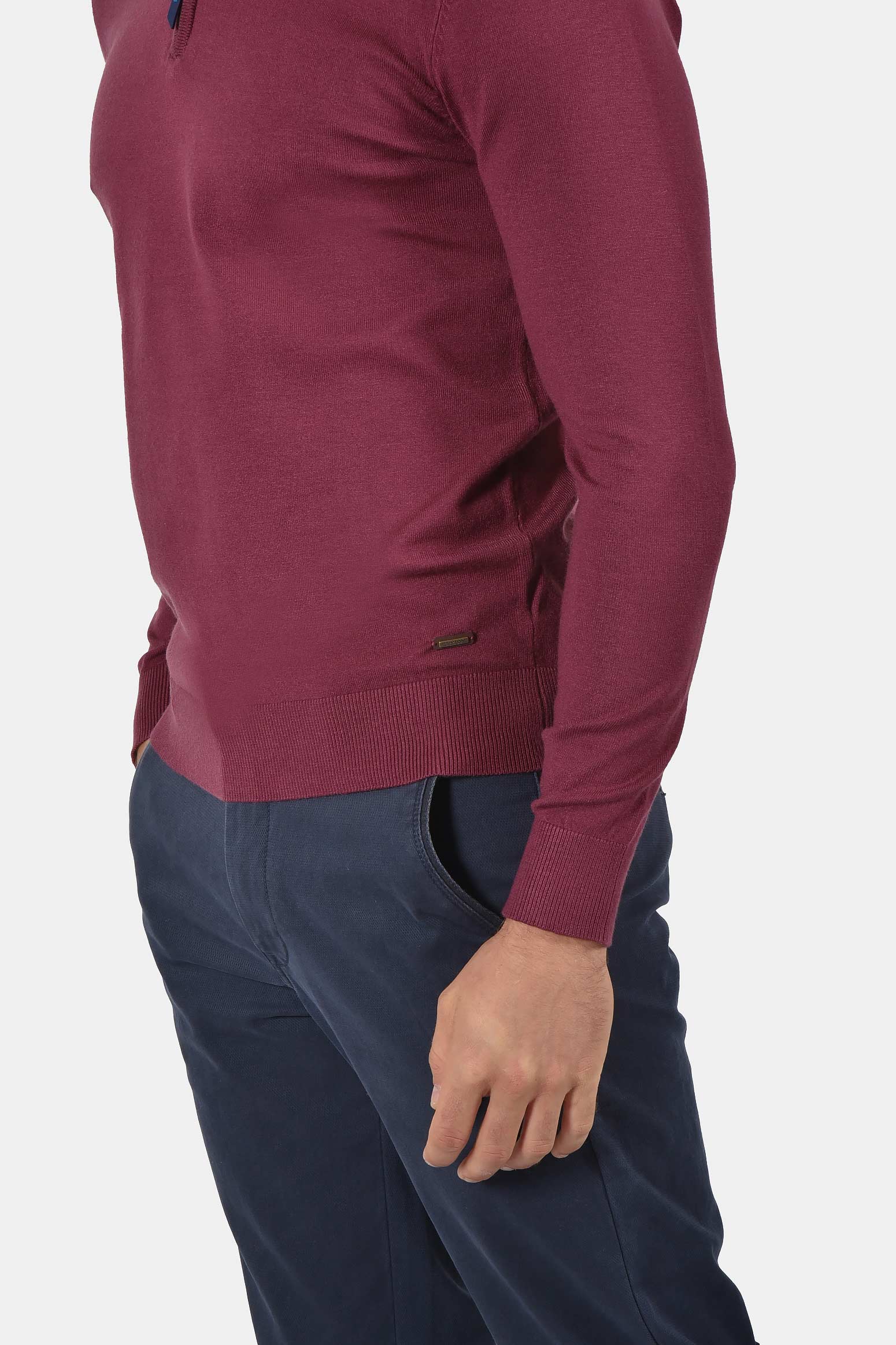 ανδρικό-half-zip-πλεκτό-πουλόβερ-normal-fit