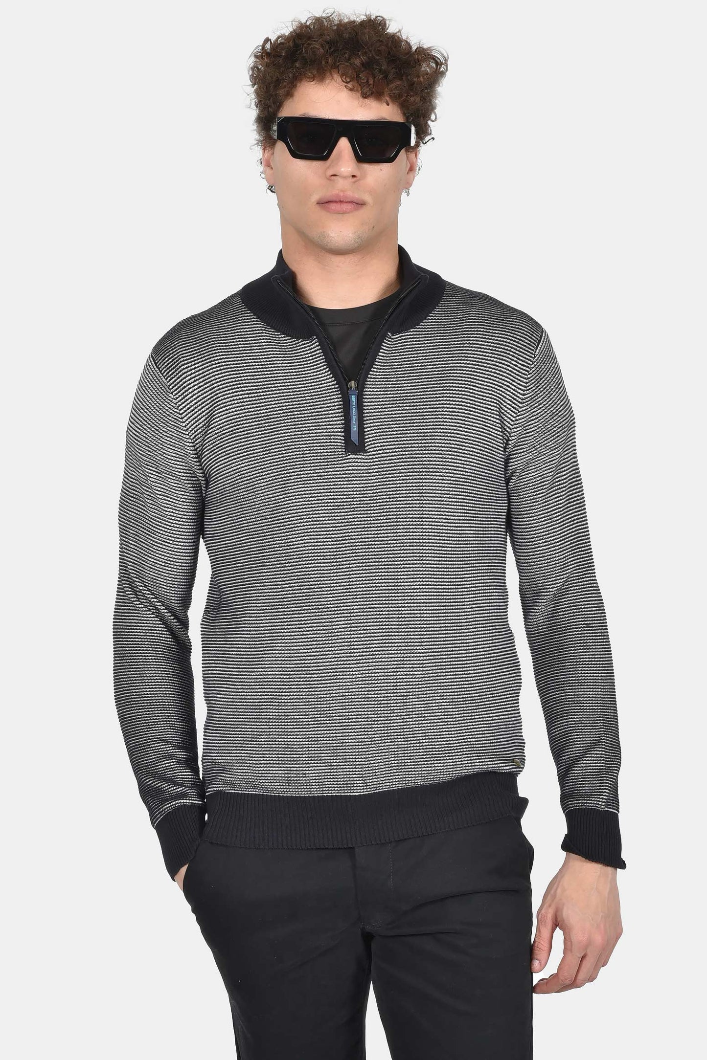 ανδρικό-πλεκτό-half-zip-slim-fit-100%-βαμβάκι