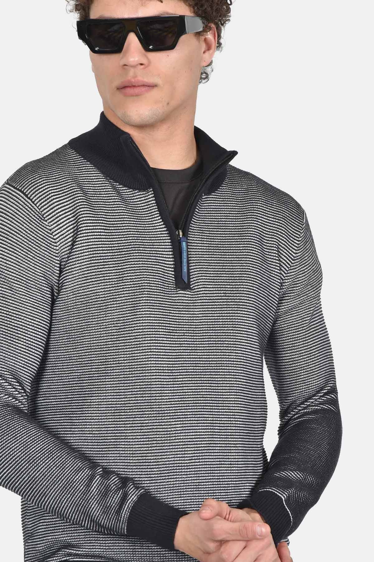 ανδρικό-πλεκτό-half-zip-slim-fit-100%-βαμβάκι