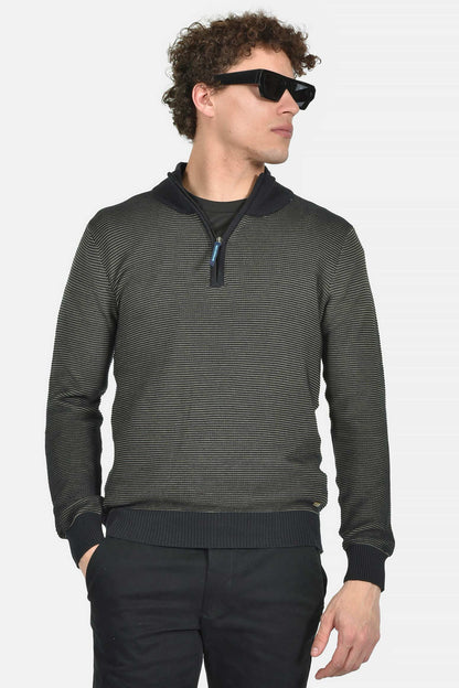 ανδρικό-πλεκτό-half-zip-slim-fit-100%-βαμβάκι