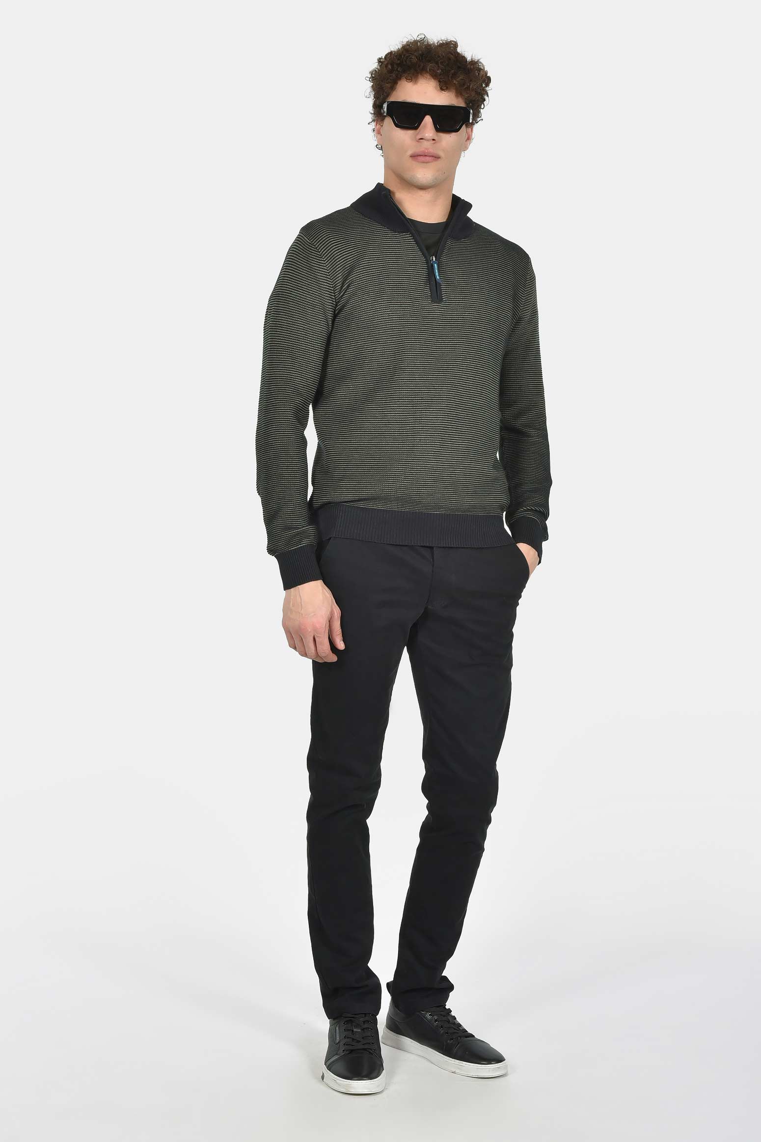 ανδρικό-πλεκτό-half-zip-slim-fit-100%-βαμβάκι