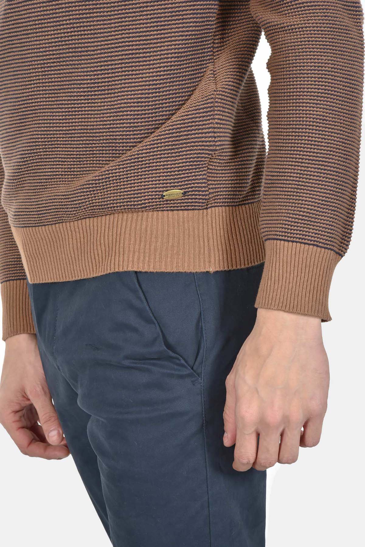 ανδρικό-πλεκτό-half-zip-slim-fit-100%-βαμβάκι