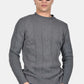 ανδρικό-πλεκτό-πουλόβερ-normal-fit-με-ανάγλυφη-πλέξη-100%-βαμβάκι