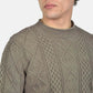 ανδρικό-πλεκτό-πουλόβερ-normal-fit-με-ανάγλυφη-πλέξη-100%-βαμβάκι