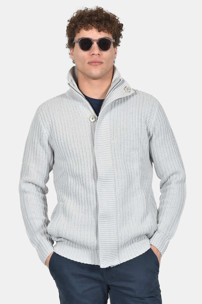 ανδρική-πλεκτή-ζακέτα-normal-fit-με-κουμπιά-και-φερμουάρ