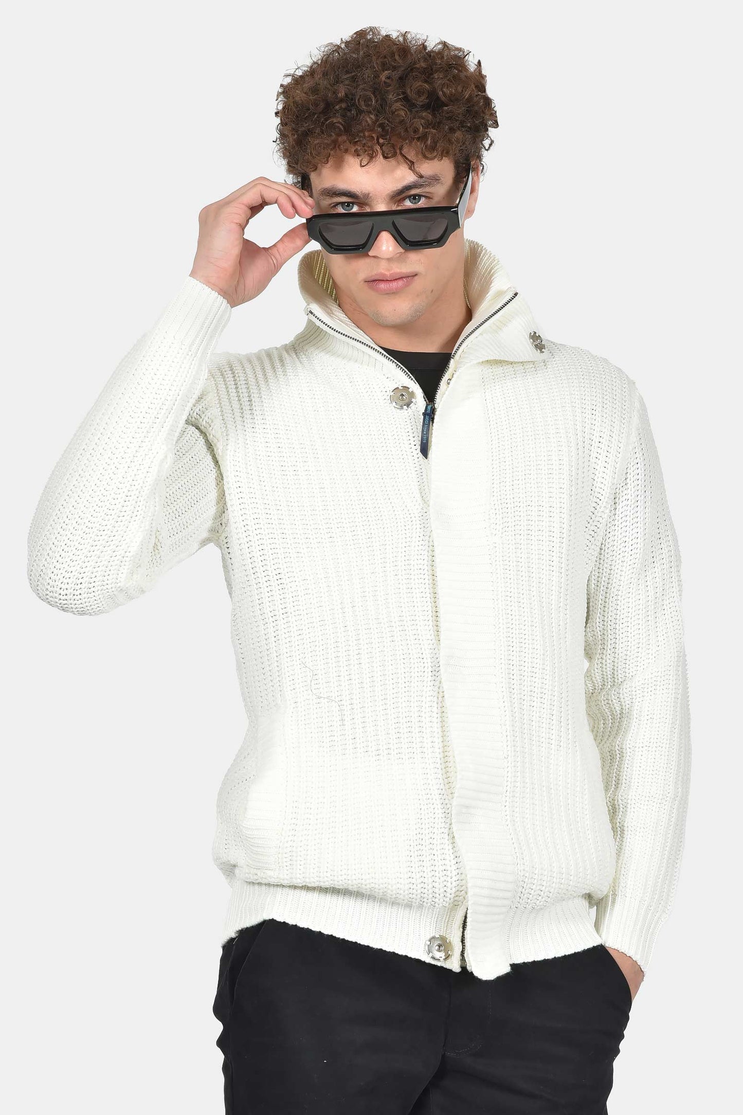 ανδρική-πλεκτή-ζακέτα-normal-fit-με-κουμπιά-και-φερμουάρ