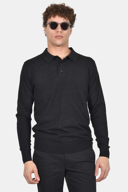 ανδρικό-πουλόβερ-με-γιακά-polo-normal-fit