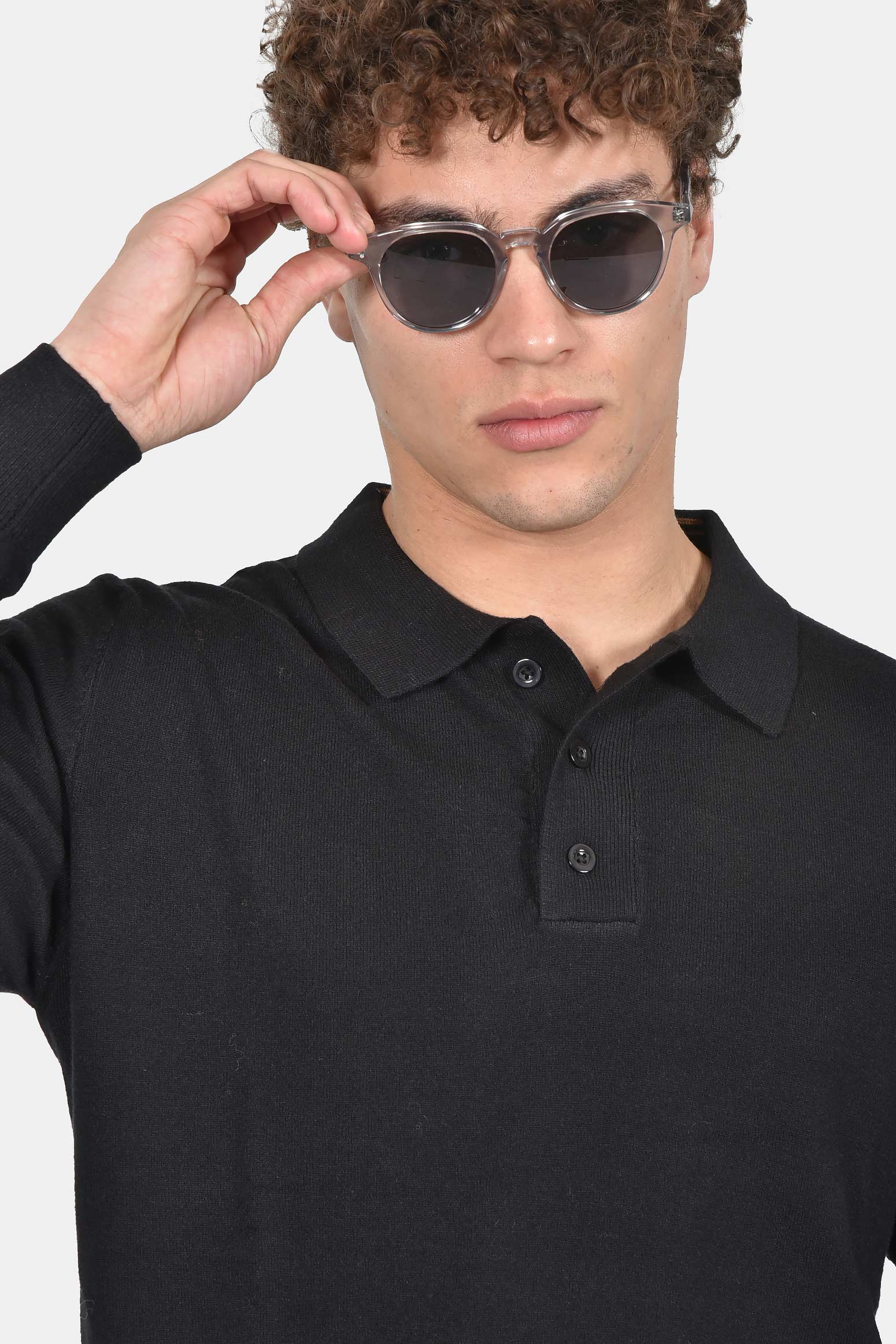 ανδρικό-πουλόβερ-με-γιακά-polo-normal-fit