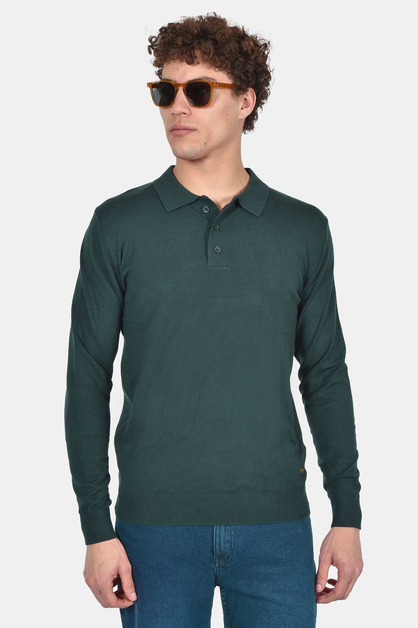 ανδρικό-πουλόβερ-με-γιακά-polo-normal-fit