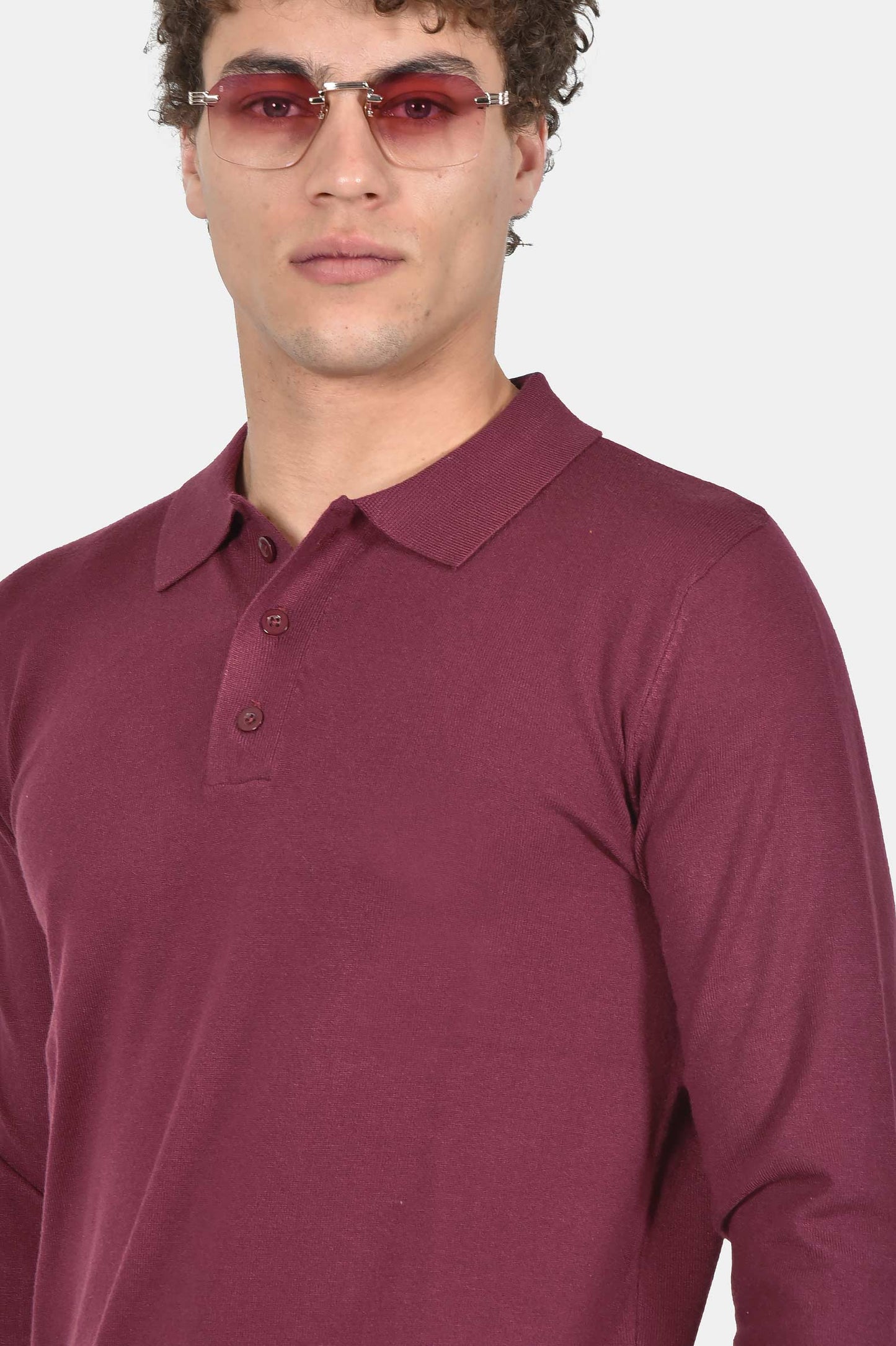 ανδρικό-πουλόβερ-με-γιακά-polo-normal-fit