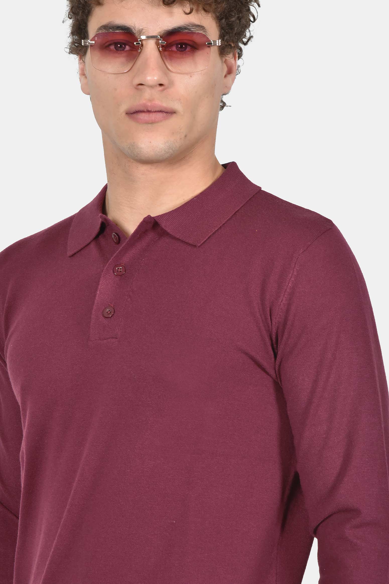 ανδρικό-πουλόβερ-με-γιακά-polo-normal-fit