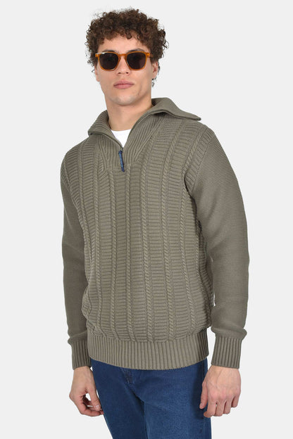 ανδρικό-βαμβακερό-πουλόβερ-με-φερμουάρ-normal-fit