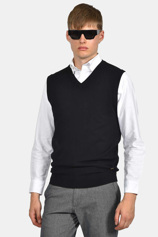 ανδρικό-πλεκτό-γιλέκο-normal-fit-με-λαιμόκοψη-v