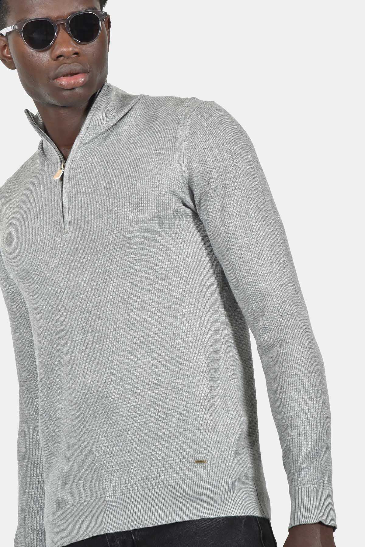 ανδρικό-πουλόβερ-half-zip-normal-fit