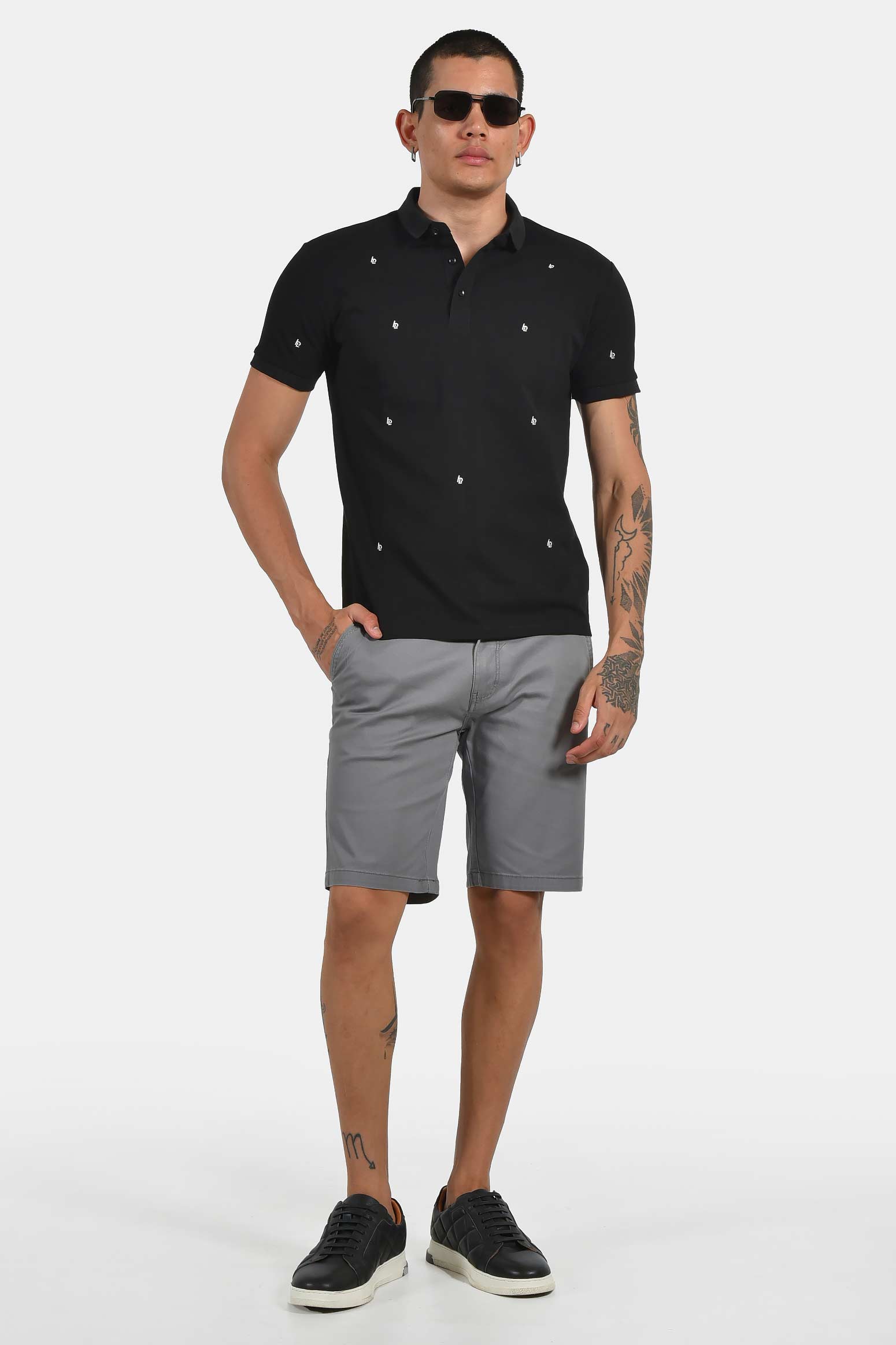 ανδρική-μπλούζα-polo-normal-fit-με-all-over-μικρό-print-λογοτύπου