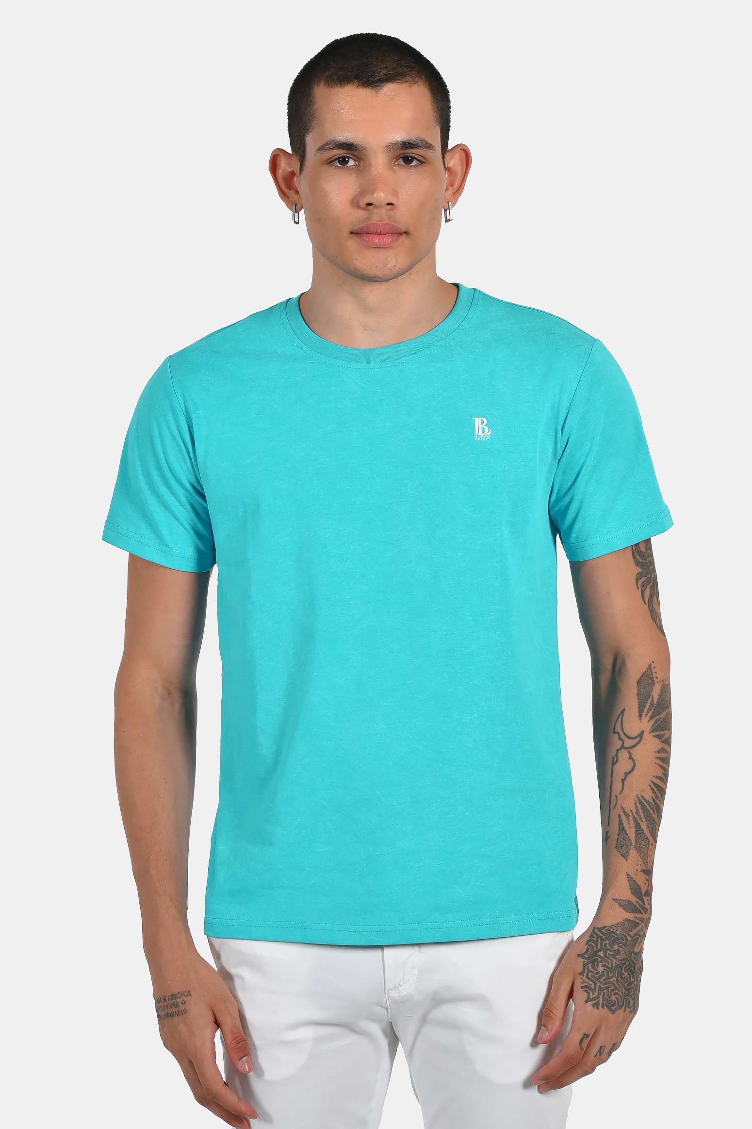 ανδρικό-t-shirt-normal-fit-100%-βαμβακερό-με-διακριτικό-λογότυπο-στήθους