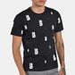 ανδρικό-t-shirt-normal-fit-με-all-over-print-λογοτύπου-&-ελαστική-σύνθεση