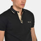ανδρική-μπλούζα-polo-normal-fit-με-αντίθεση-στην-πατιλέτα-&-κέντημα-στήθους