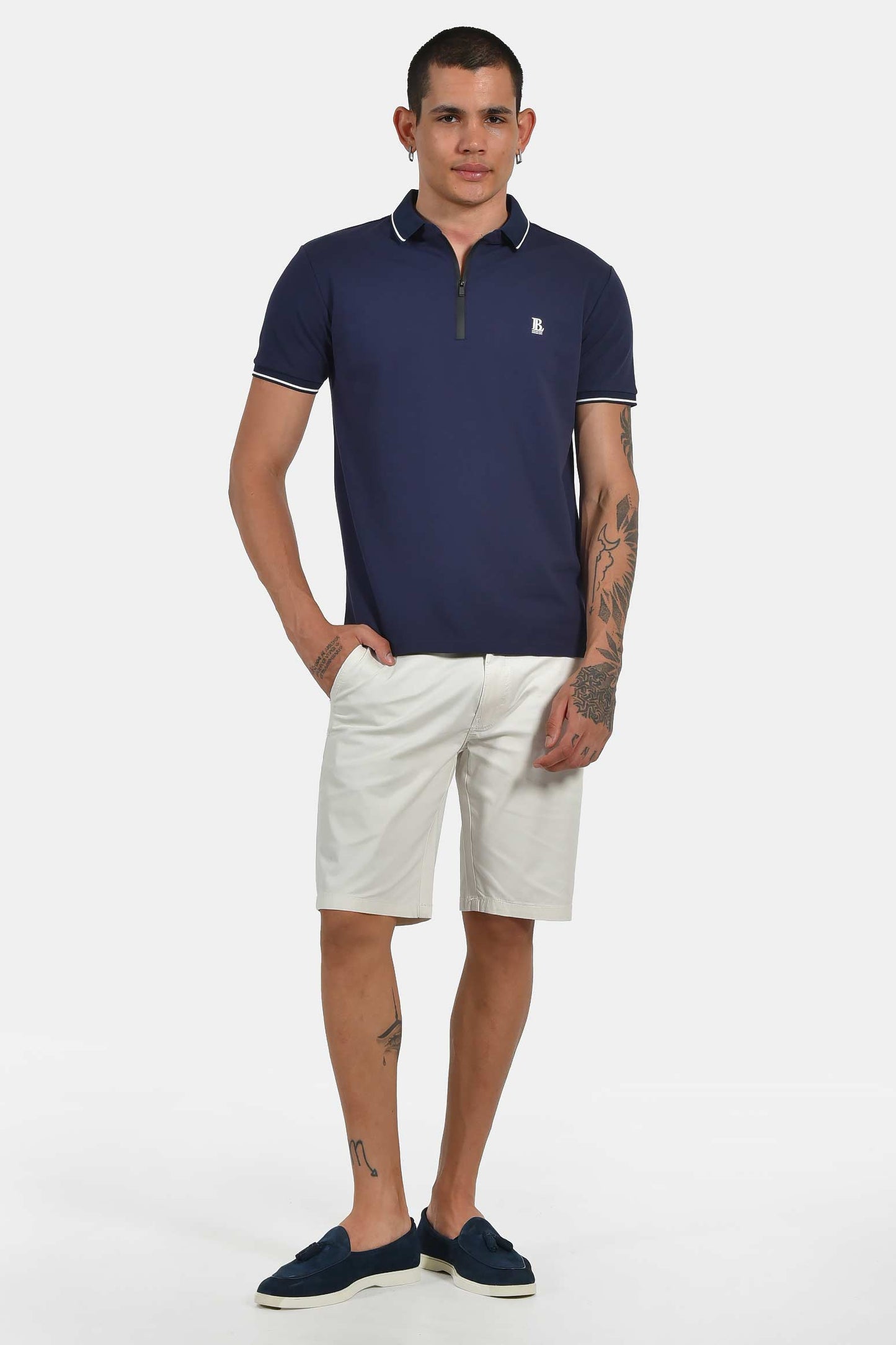 ανδρική-μπλούζα-polo-normal-fit-με-φερμουάρ-λαιμόκοψης-από-βαμβάκι-με-ελαστίνη