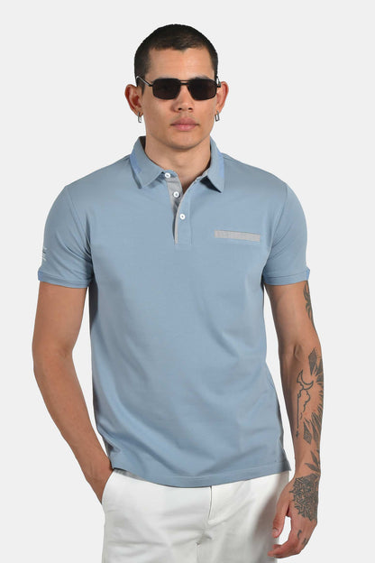 ανδρική-μπλούζα-polo-normal-fit-με-ελαστική-σύνθεση-&-διακριτικές-λεπτομέρειες-γιακά