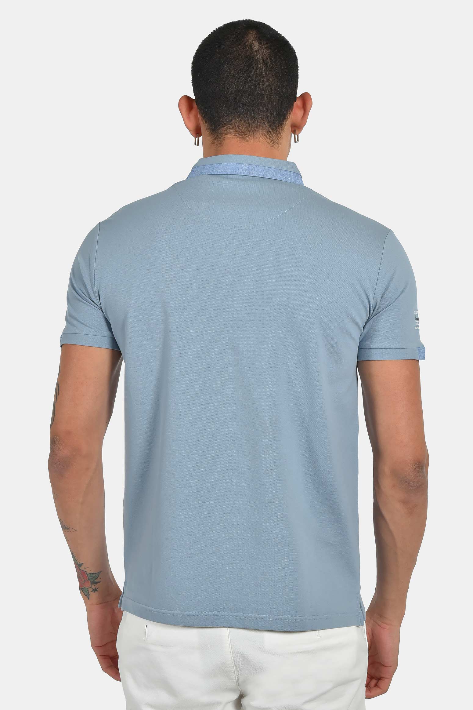 ανδρική-μπλούζα-polo-normal-fit-με-ελαστική-σύνθεση-&-διακριτικές-λεπτομέρειες-γιακά