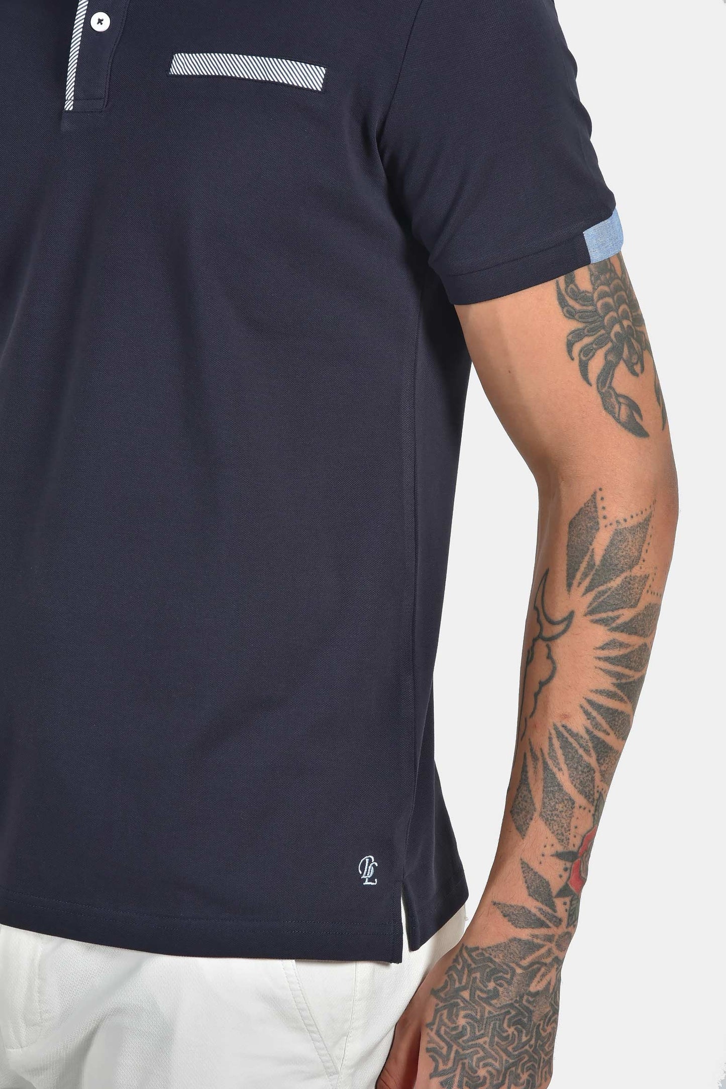 ανδρική-μπλούζα-polo-normal-fit-με-ελαστική-σύνθεση-&-διακριτικές-λεπτομέρειες-γιακά