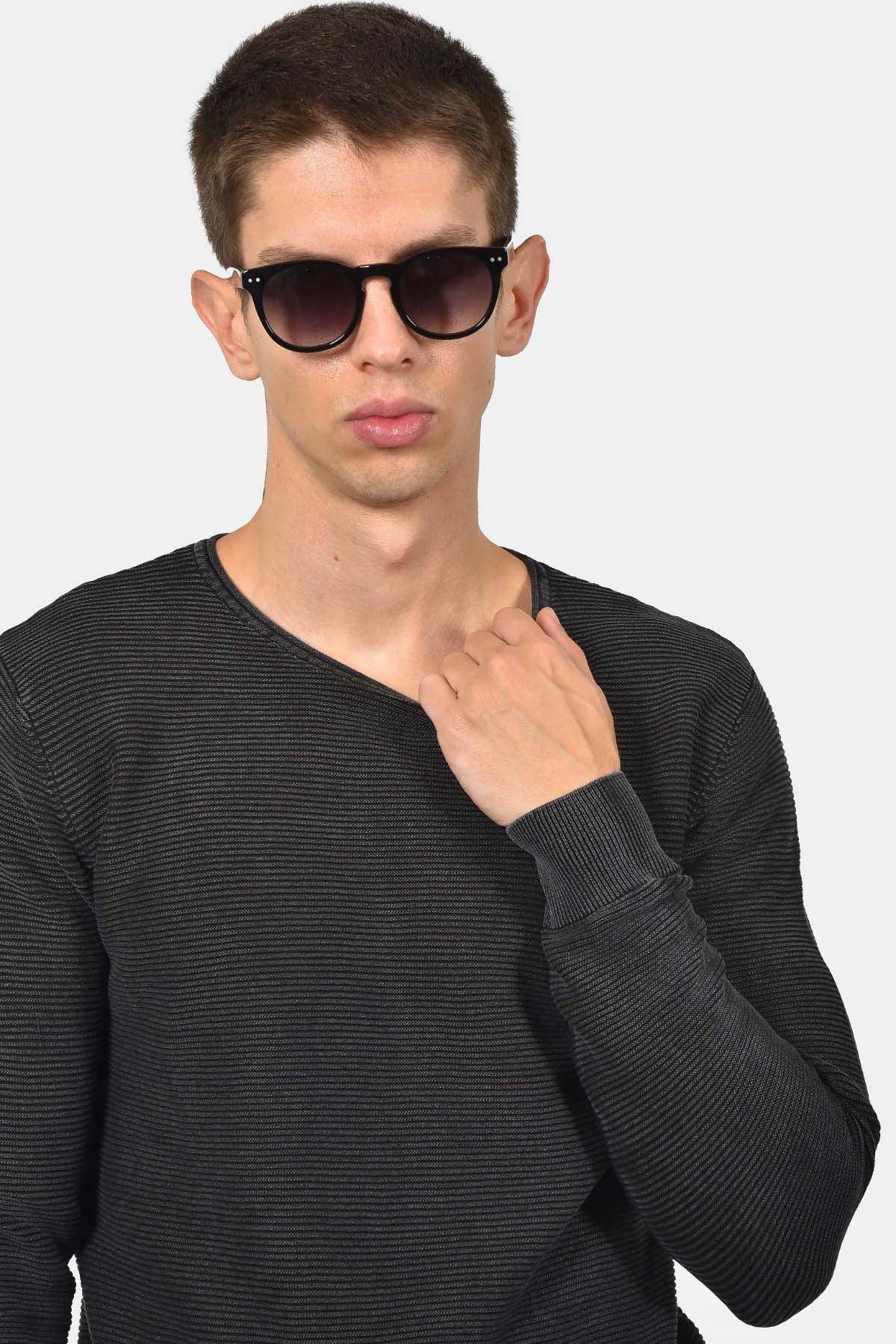 ανδρικό-βαμβακερό-πουλόβερ-stone-wash-με-ανάγλυφο-ριγέ-σχέδιο