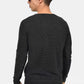ανδρικό-βαμβακερό-πουλόβερ-stone-wash-με-ανάγλυφο-ριγέ-σχέδιο