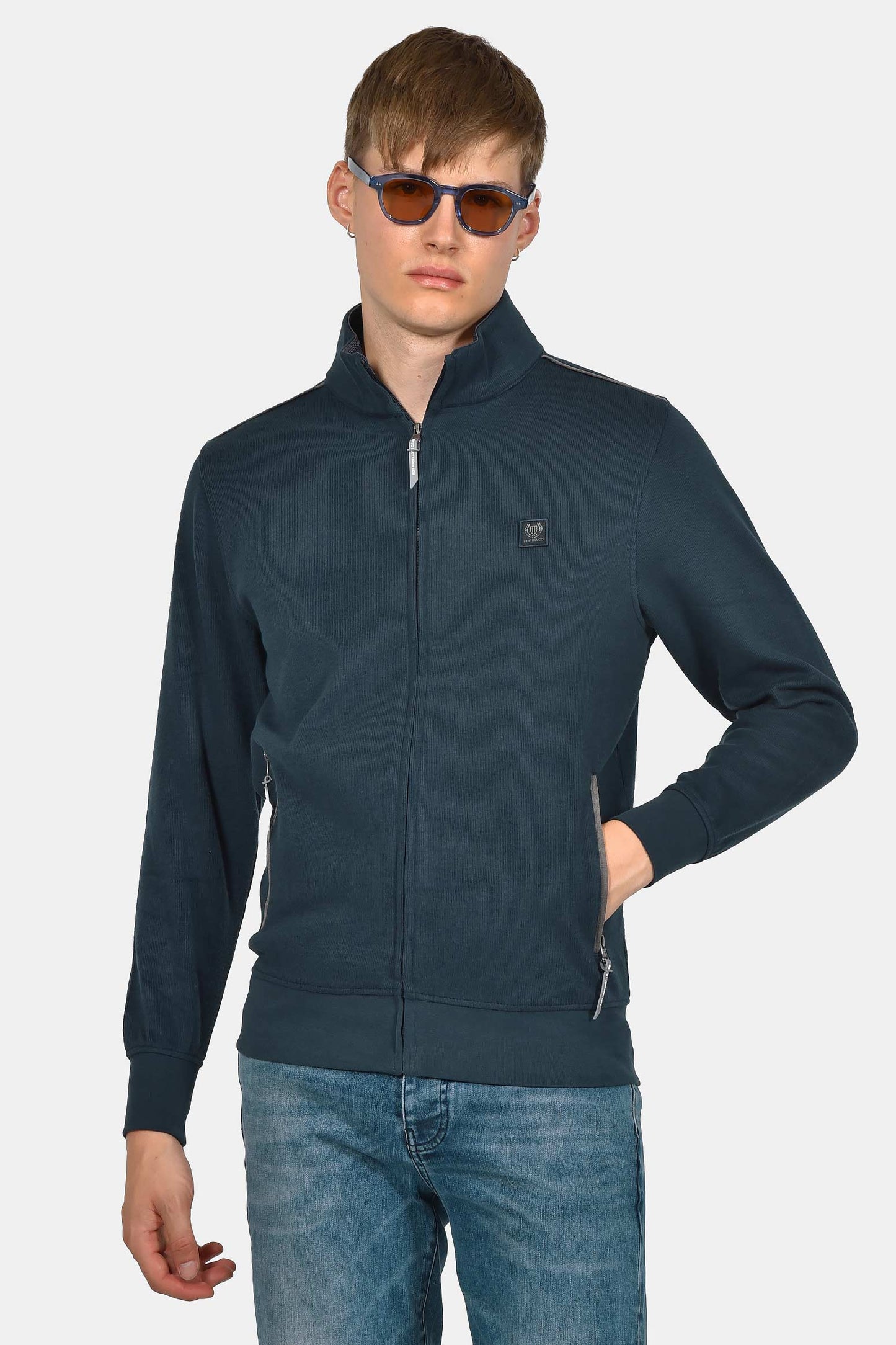 ανδρική-ζακέτα-φούτερ-normal-fit-με-φερμουάρ-και-πλαϊνές-τσέπες