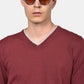 ανδρικό-πουλόβερ-normal-fit-με-λαιμόκοψη-v