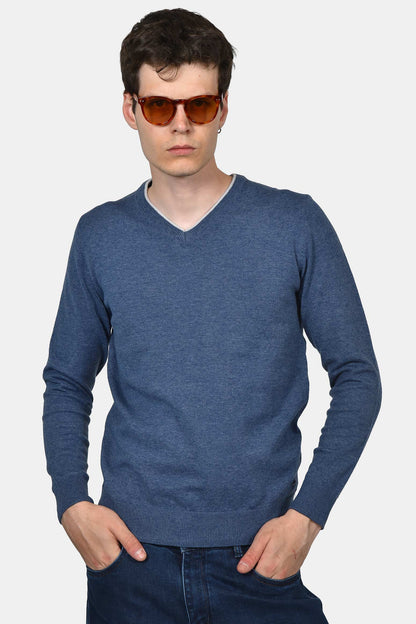 ανδρικό-πουλόβερ-normal-fit-με-λαιμόκοψη-v