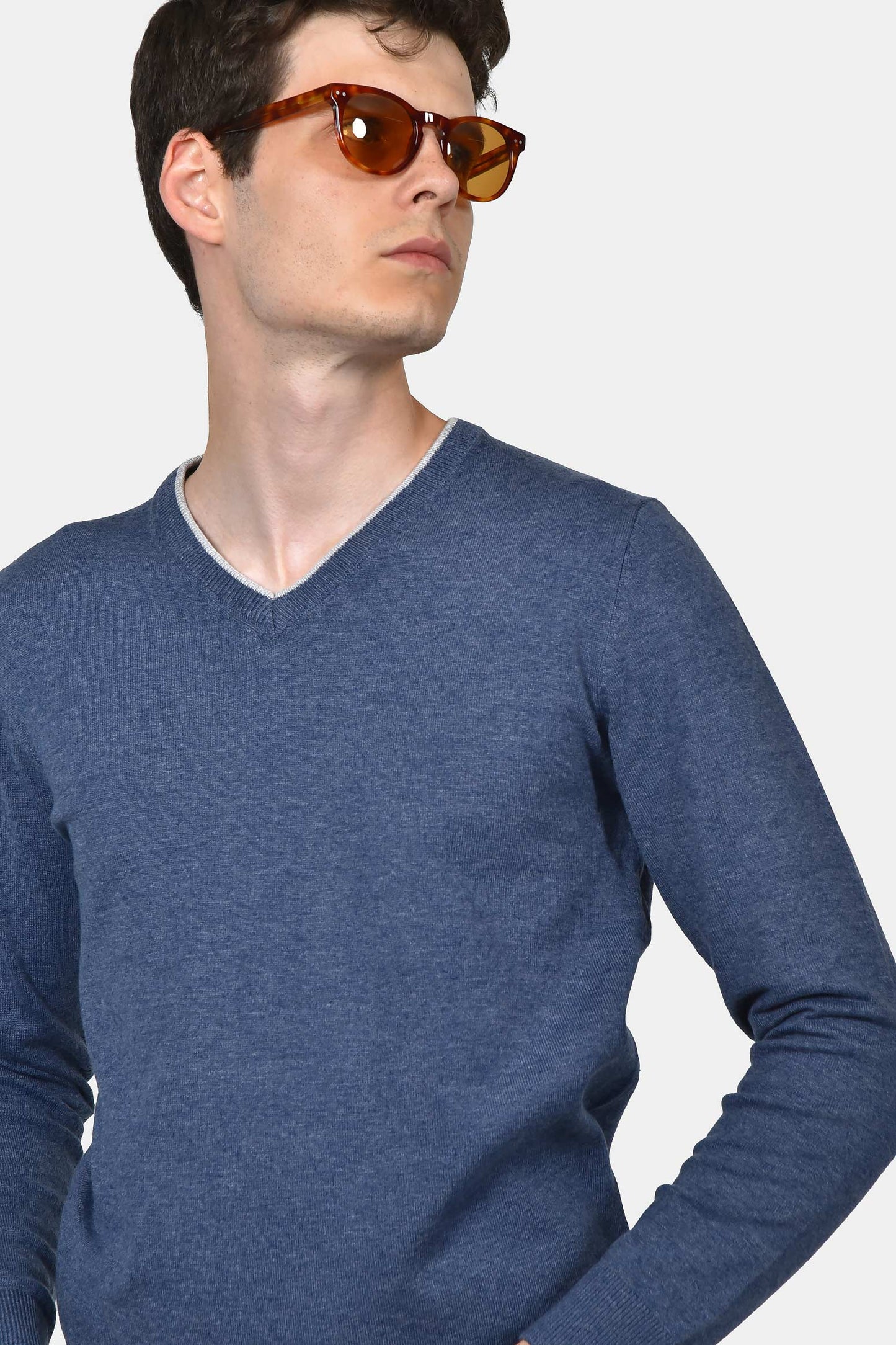ανδρικό-πουλόβερ-normal-fit-με-λαιμόκοψη-v