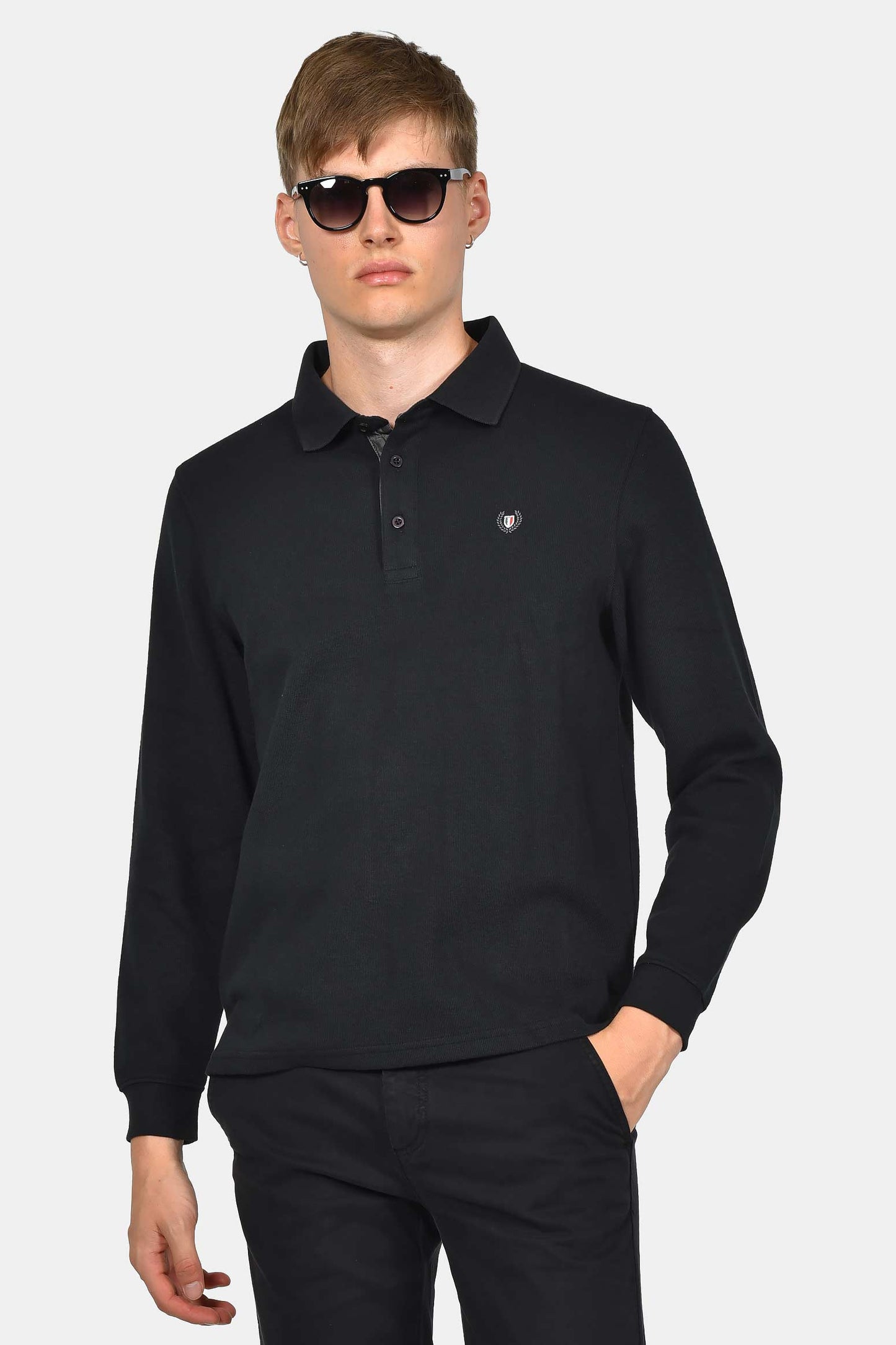 ανδρικό-φούτερ-με-γιακά-polo-normal-fit