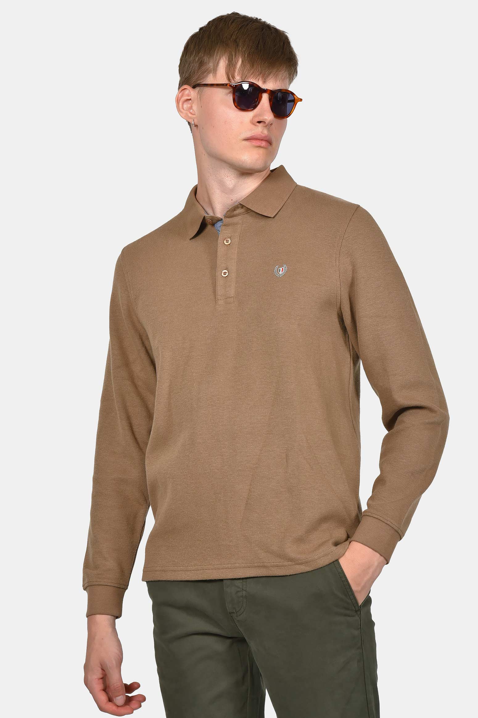 ανδρικό-φούτερ-με-γιακά-polo-normal-fit