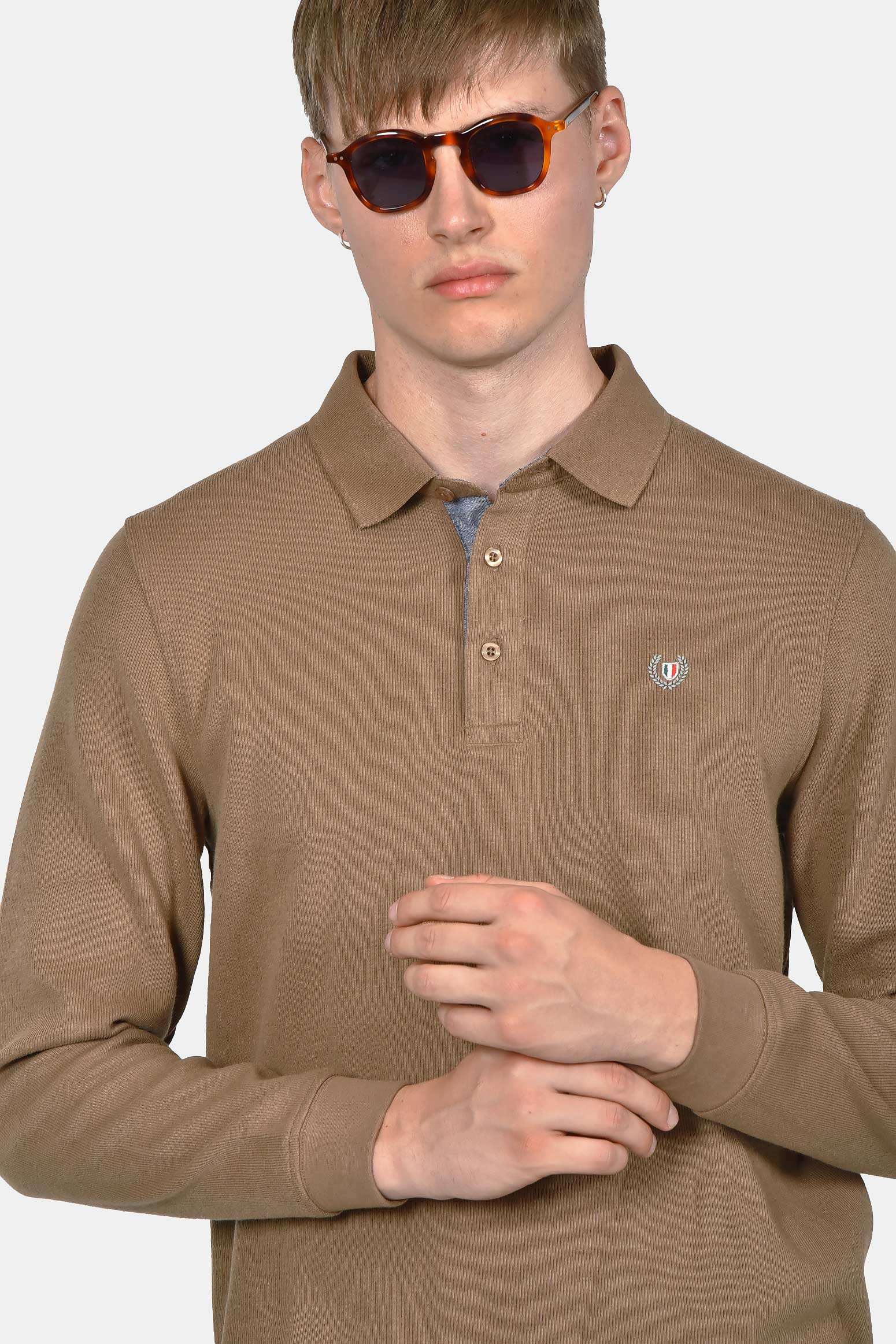 ανδρικό-φούτερ-με-γιακά-polo-normal-fit