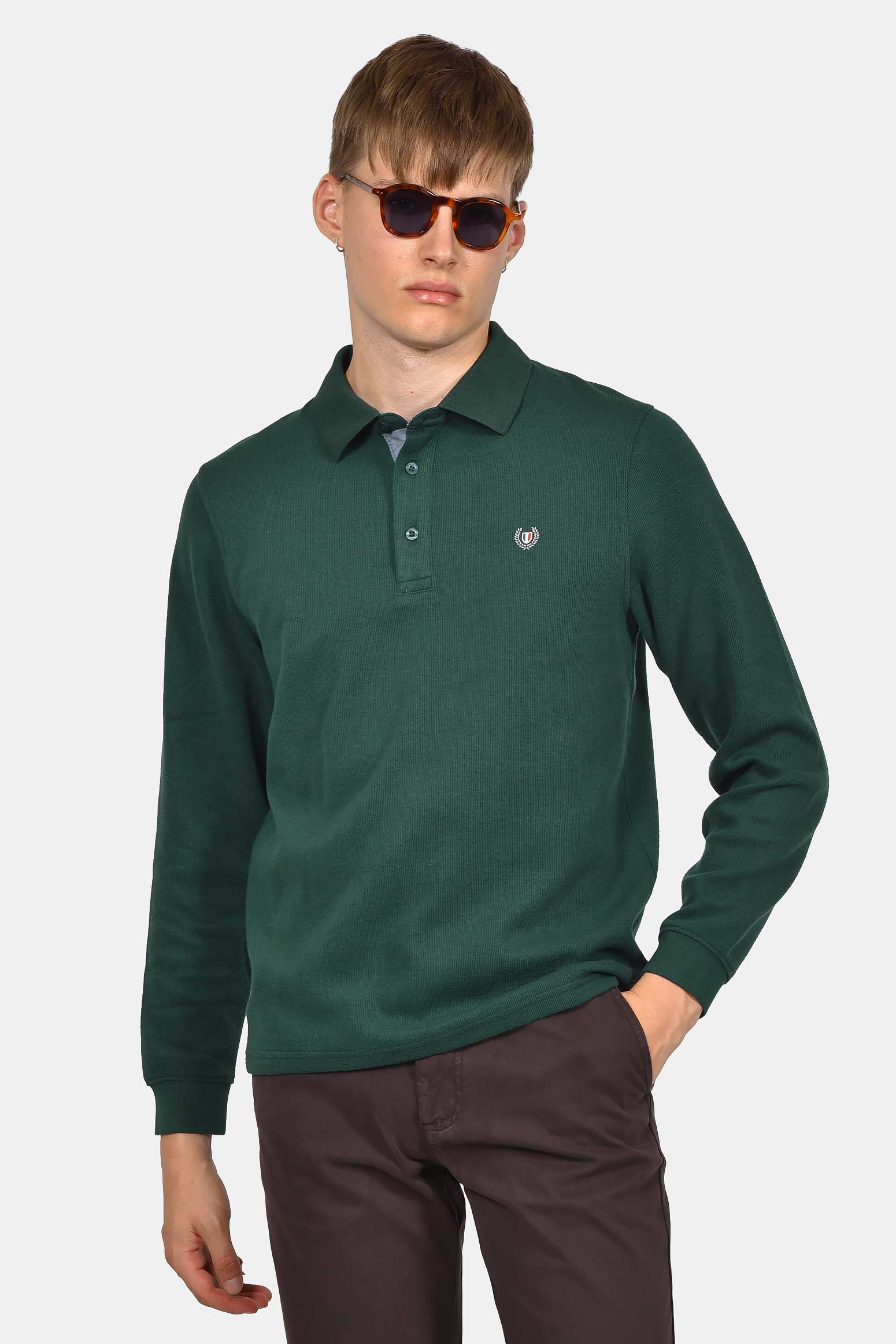 ανδρικό-φούτερ-με-γιακά-polo-normal-fit