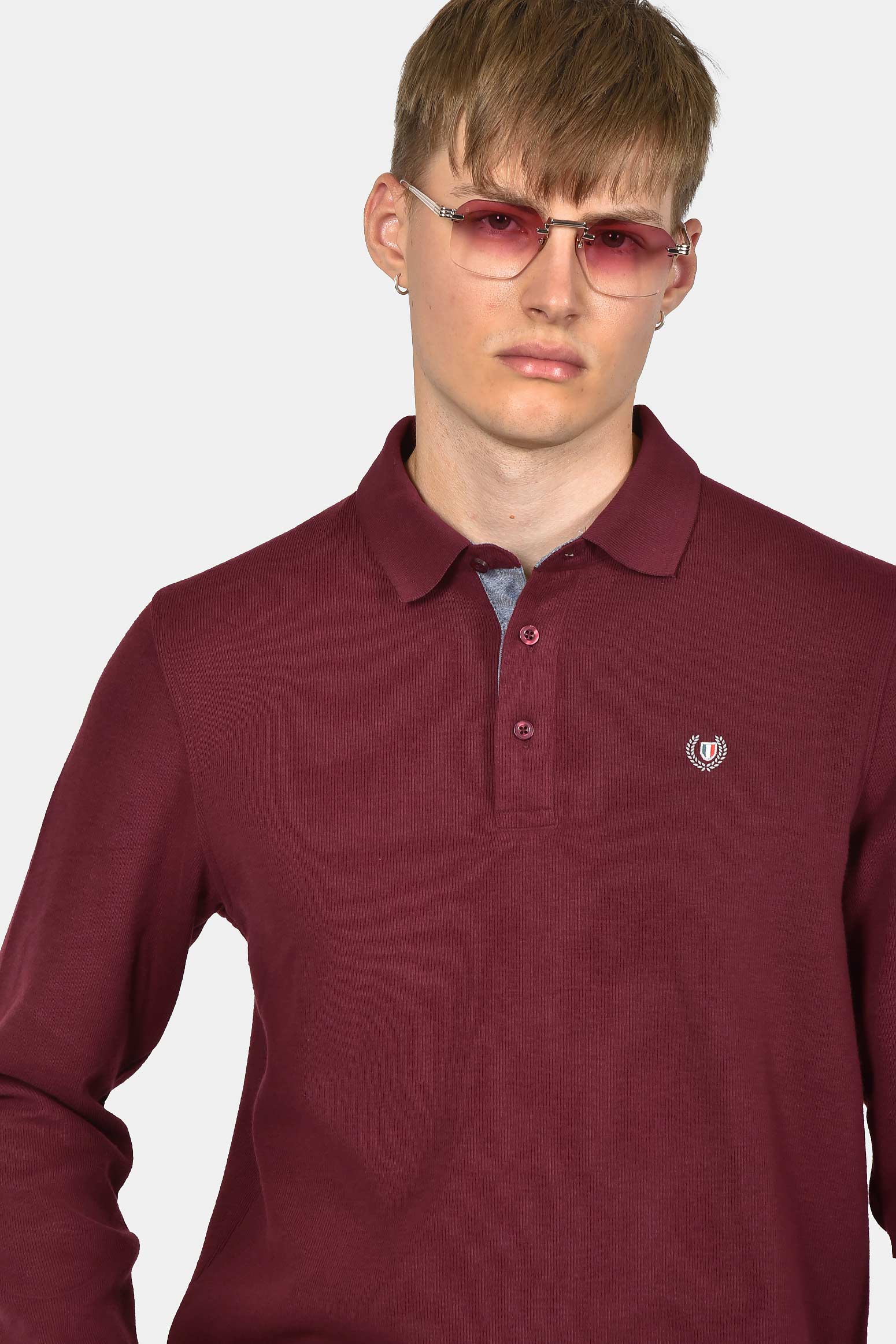 ανδρικό-φούτερ-με-γιακά-polo-normal-fit