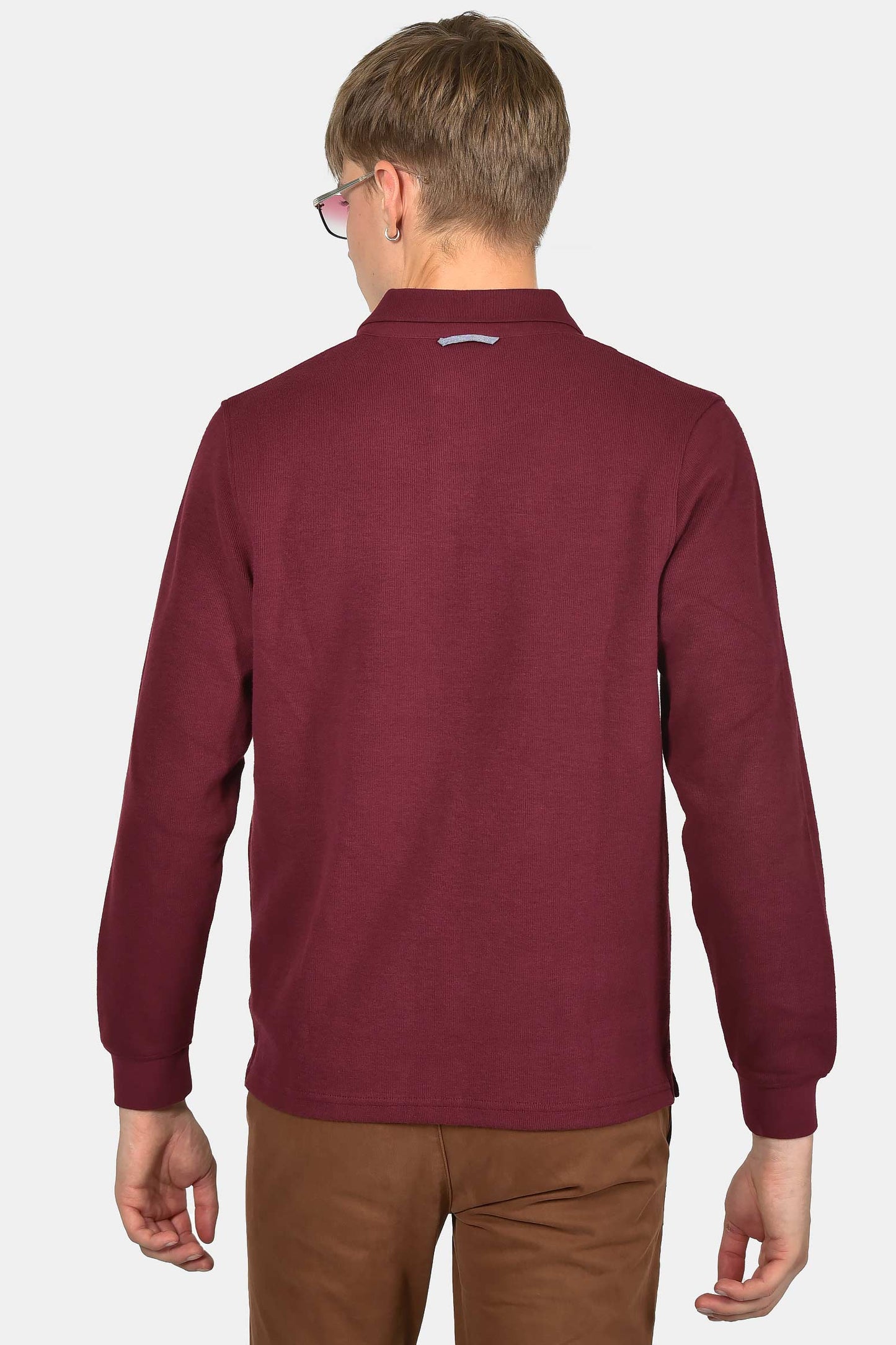 ανδρικό-φούτερ-με-γιακά-polo-normal-fit