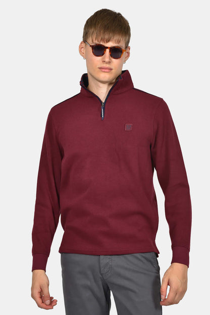 ανδρικό-φούτερ-half-zip-normal-fit-με-μοντέρνο-γιακά