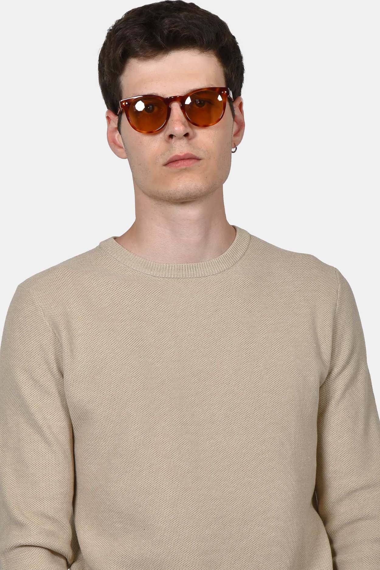 ανδρικό-πουλόβερ-normal-fit-με-στρογγυλή-λαιμόκοψη